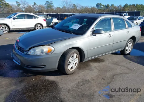2007 Chevrolet Impala Ls из США, поврежденный, VIN 2G1WB58K979189733